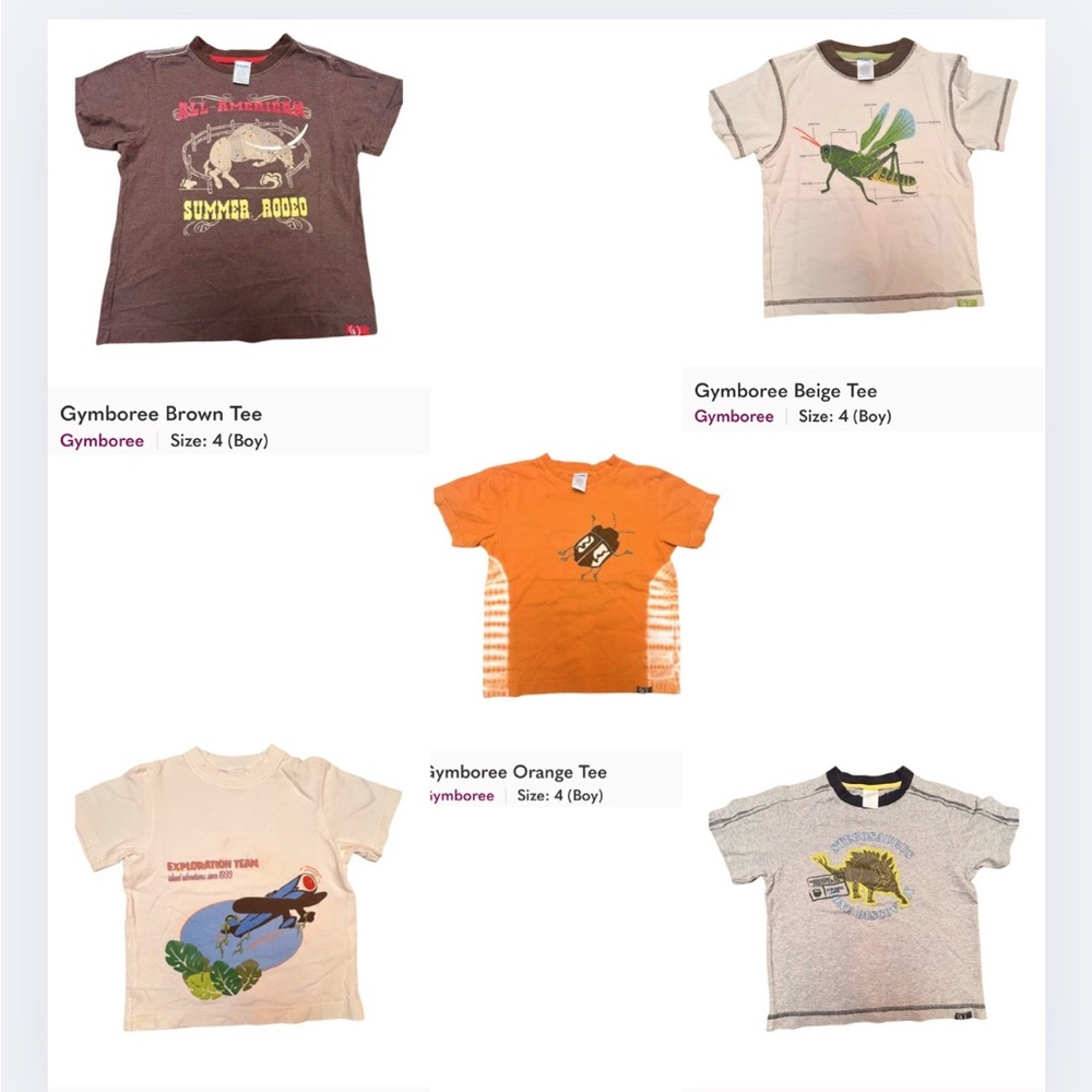 Gymboree Short Sleeve Tee Bundle
